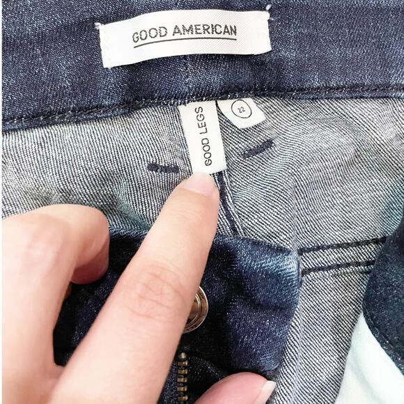 Good American Good Legs High Rise Skinny Fit Denim Jeans Size 22 - Picture 6 of 8